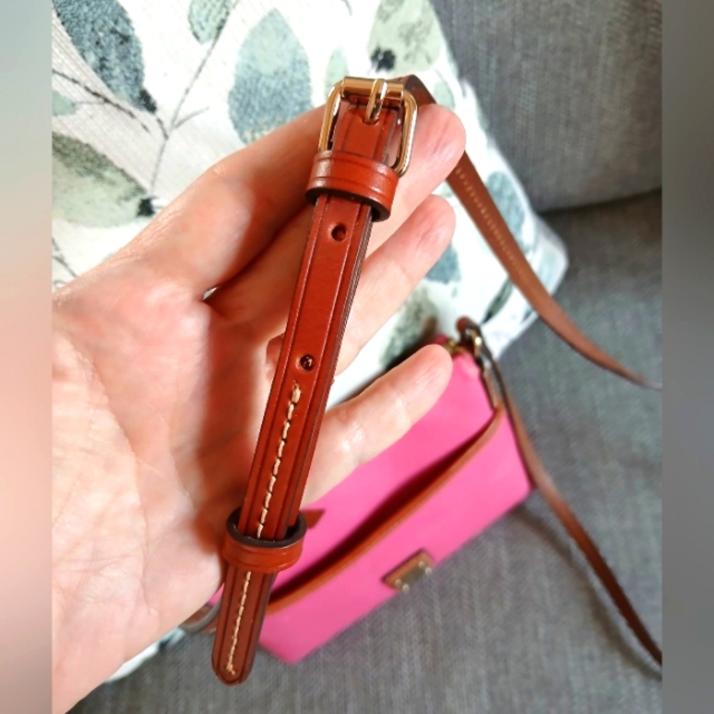 NWOT Dooney & Bourke Pebble Grain Ginger Crossbody Bag - Picture 11 of 12